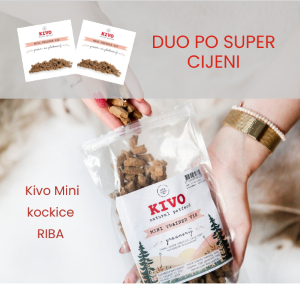 Duo Kivo Mini Kockice Riba 2 x 200 gr