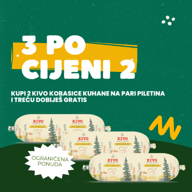 2+1 gratis Kivo piletina kobasica